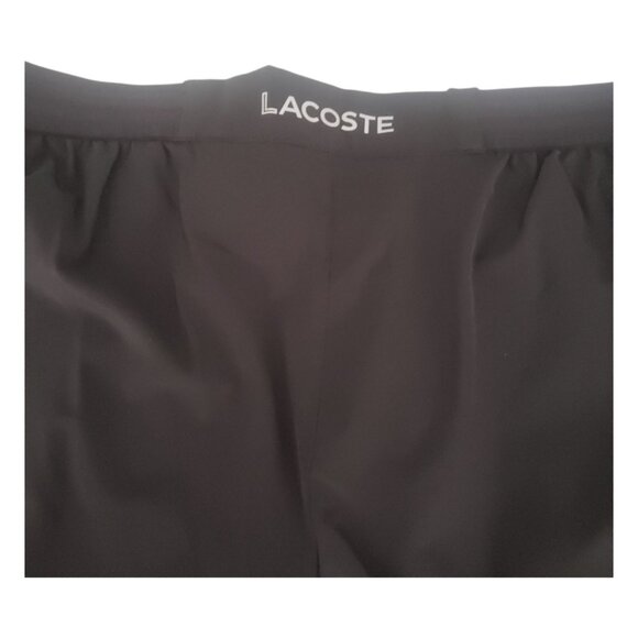 CT2235 Lacoste NWOT Mens Black Athletic Shorts 3XL - Picture 2 of 6